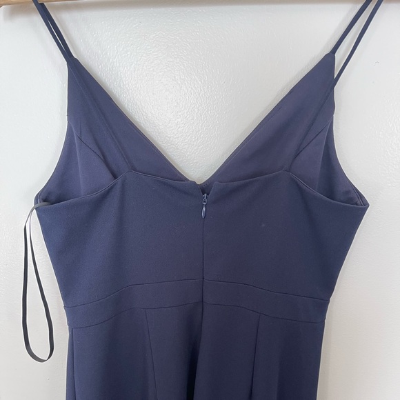 BHLDN Navy Dress - 6 - Picture 4 of 5